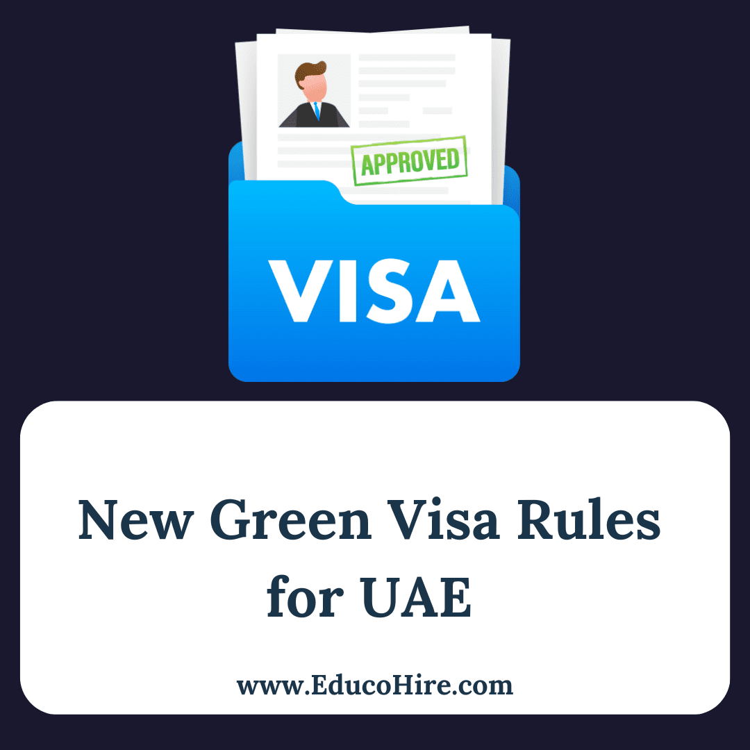 New Green Visa Rules for UAE